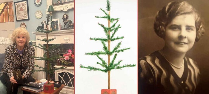 Рождественская сказка: 103-летняя искусственная елка продолжает радовать