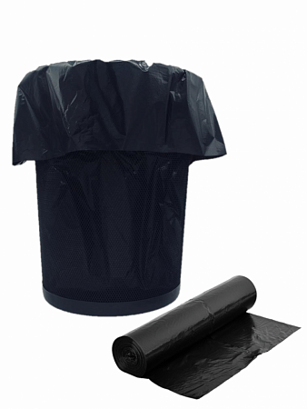 Мешки для мусора 60 литров, 50 шт. 10 уп, черные