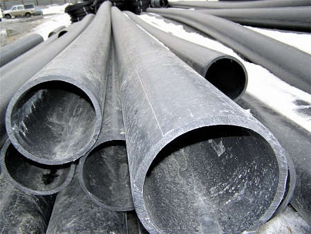 Купим б/у и отходы ПНД водопроводных труб.  