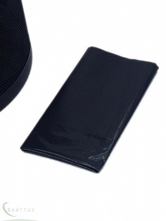 Мешок для мусора 60 литров ПВД 60*70 черный ГОСТ