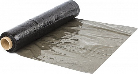 Мульчирующая пленка ПВД ширина 100 см 30 мкм чёрная