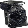 Мешок для мусора 240 литров ПВД черный размер 90x130 см 80 мкм